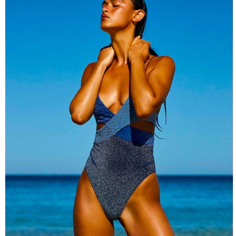 Free People It’s Now Cool Riot Nebula Blue Shine